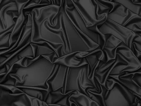 Smooth satin drapery. 3d background — Stock Photo, Image