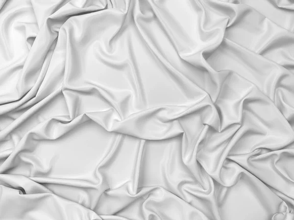 Smooth satin drapery 3d background — Stock Photo, Image