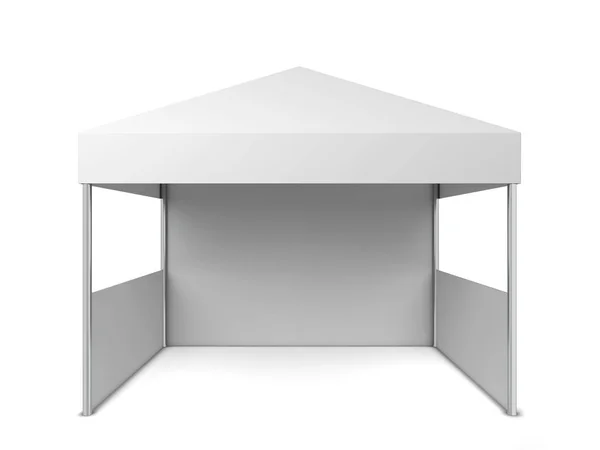 Tenda vazia. ilustração 3d isolado no fundo branco — Fotografia de Stock