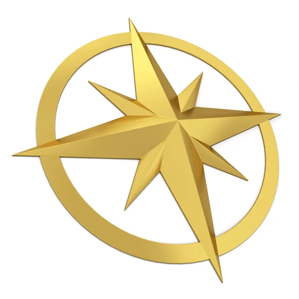 Kompassros symbol — Stockfoto