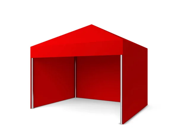 Lege tent. 3D illustratie geïsoleerd op witte achtergrond — Stockfoto