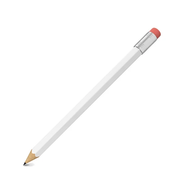 Blyertspenna med radergummi — Stockfoto