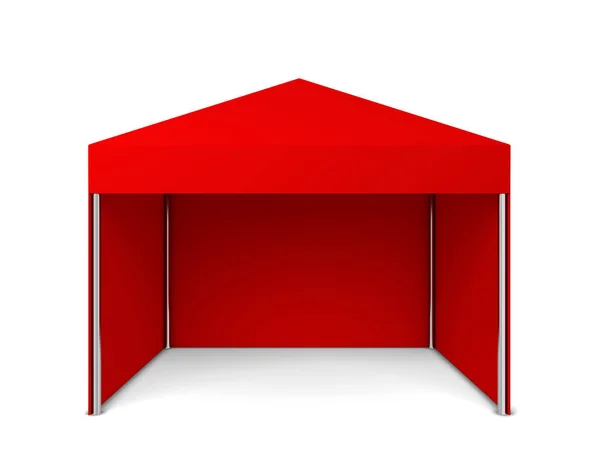 Blank tent. 3d illustration isolated on white background — Stock Photo, Image