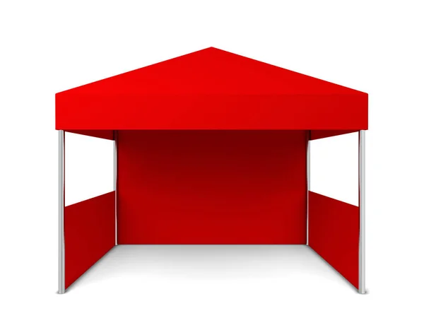 Lege tent. 3D illustratie geïsoleerd op witte achtergrond — Stockfoto