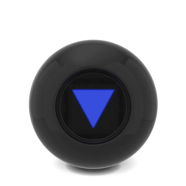 Magic black ball — Stock Photo, Image