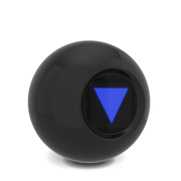 Magic black ball — Stock Photo, Image