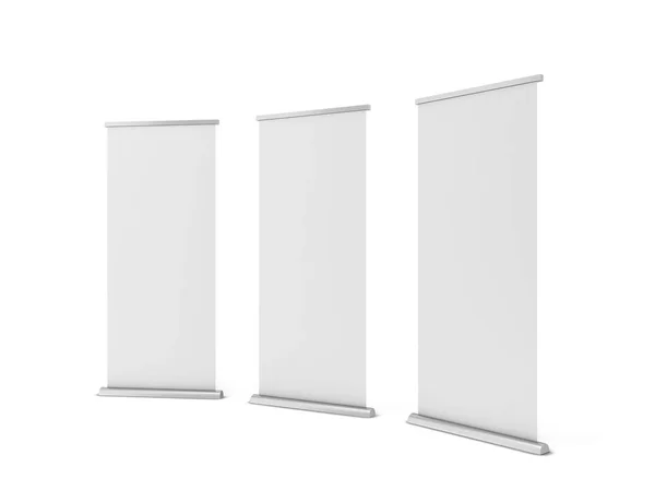 Roll up banner — Stock Photo, Image