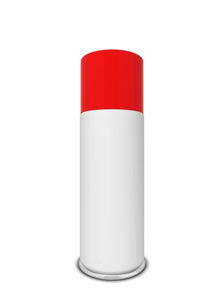 Paquete aerosol en blanco — Foto de Stock