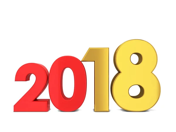2018 text sign — Stock Photo, Image