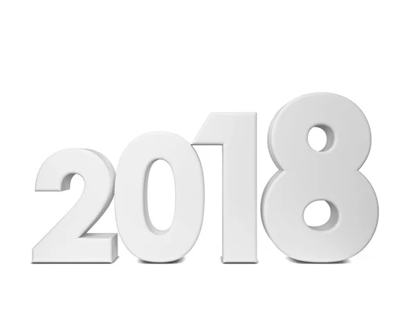 2018 text sign — Stock Photo, Image