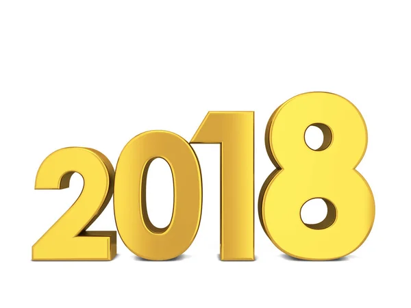 2018 text sign — Stock Photo, Image