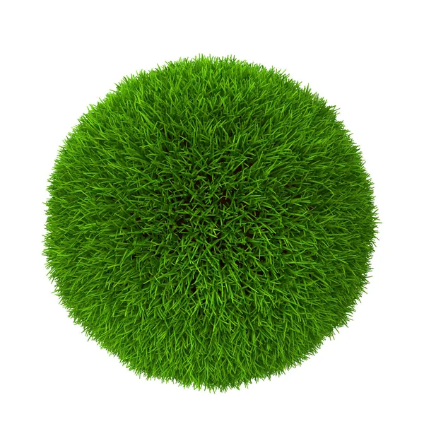 Green grass ball — Stock fotografie