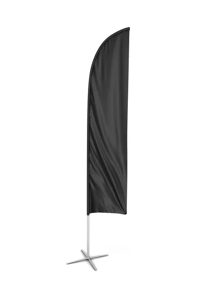 Blank feather flag banner — Stock Photo, Image