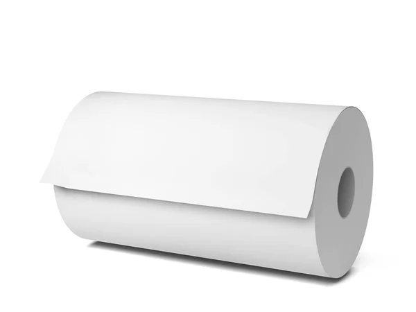 Blank paper roll — Stock Photo, Image