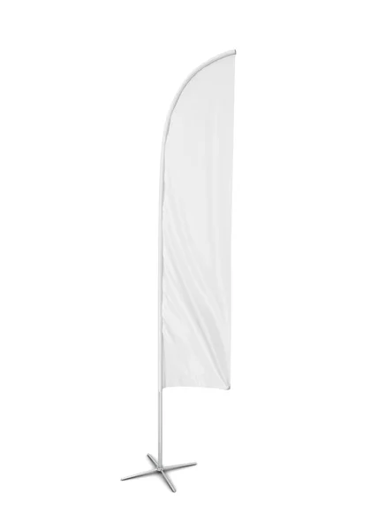 Bandeira de bandeira de penas em branco — Fotografia de Stock