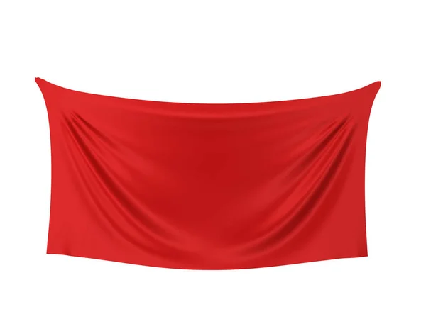 Blanco doek banner — Stockfoto