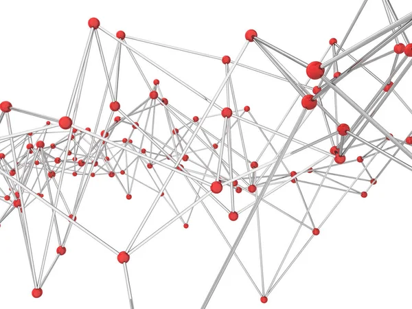 Red de conexiones abstractas — Foto de Stock