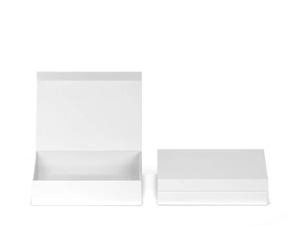 Paquete caja magnética en blanco — Foto de Stock