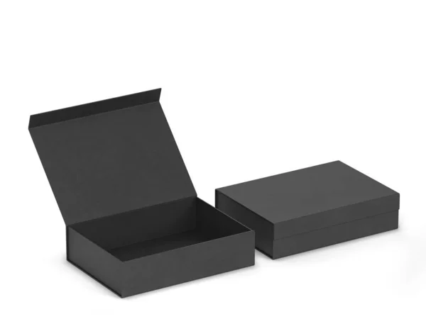 Blanco magnetische doos verpakking — Stockfoto