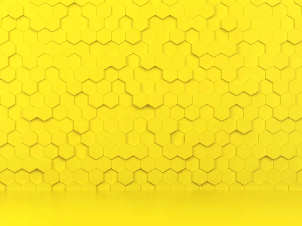 Abstrakt Hexagon Bakgrund Illustration — Stockfoto