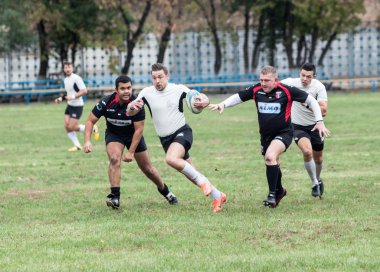 rugby oyuncuları eylem