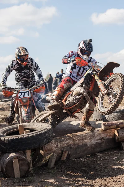 Extrémní sportovní motorka, motocross konkurence — Stock fotografie