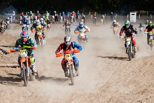 Extremsport Motorrad, Motocross-Wettbewerb — Stockfoto