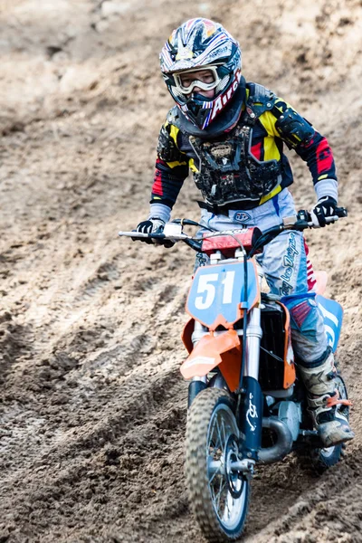Extremsport Motorrad, Motocross-Wettbewerb — Stockfoto