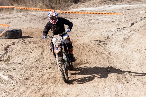 Extrém Sport motorkerékpár, motocross verseny — Stock Fotó