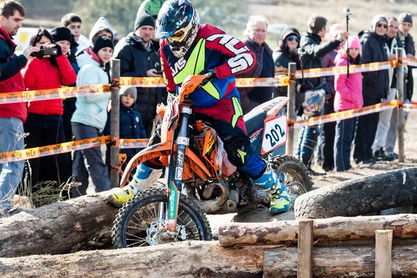 Extremsport Motorrad, Motocross-Wettbewerb — Stockfoto