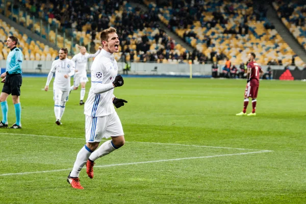 Bajnokok Ligája labdarúgó-mérkőzés Dinamo Kijev - Besiktas, december — Stock Fotó