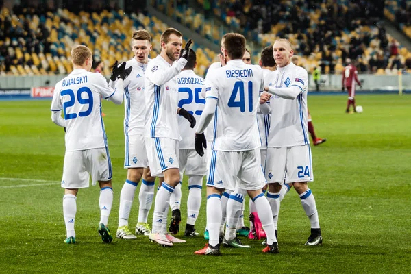 Champions League football match Dynamo Kyiv - Besiktas, december — Stock Photo, Image