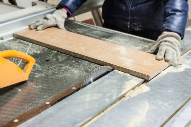 Testere makinesi marangoz worksho mobilya yapmak kullanarak alt
