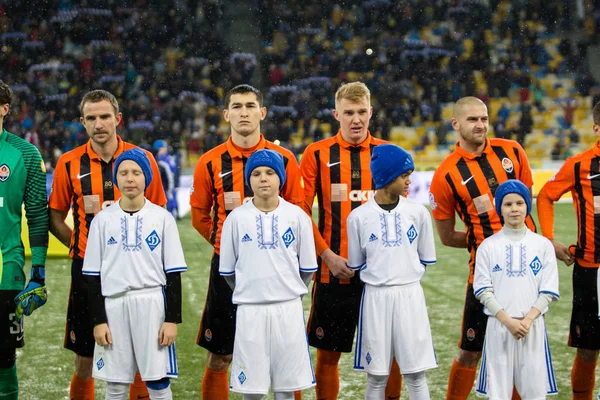 Liga Premier Ucraniana partido Dynamo Kiev - Shakhtar Donetsk, d — Foto de Stock