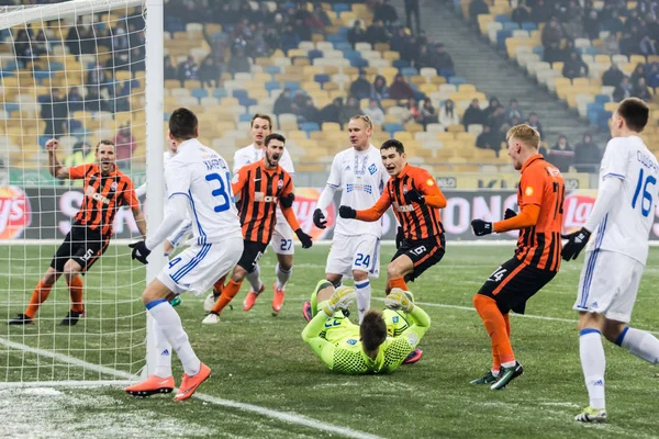 Ukrajinská Premier League zápas Dynamo Kyjev - Šachtar Doněck, d — Stock fotografie