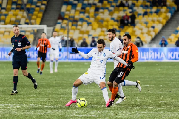 Liga Premier Ucraniana partido Dynamo Kiev - Shakhtar Donetsk, d — Foto de Stock