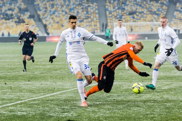 Ukrainische Premier League Spiel Dynamo Kiew - Shakhtar Donezk, d — Stockfoto