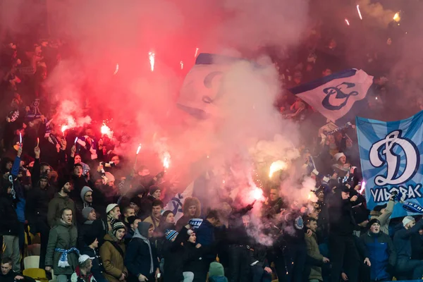 Premier League ucraina partita Dynamo Kyiv - Shakhtar Donetsk — Foto Stock