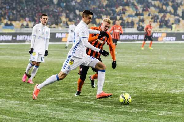Ukrajinská Premier League zápas Dynamo Kyjev - Šachtar Doněck — Stock fotografie