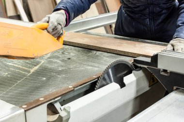 Testere makinesi marangoz worksho mobilya yapmak kullanarak alt