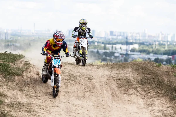 Aşırı spor motosiklet, motokros rekabet — Stok fotoğraf
