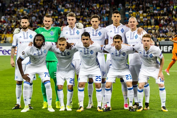 UEFA Avrupa Ligi Futbol Maç Dinamo Kiev Skenderbeu.