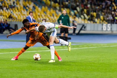 UEFA Avrupa Ligi Futbol Maç Dinamo Kiev Skenderbeu.