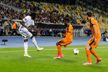 UEFA Avrupa Ligi Futbol Maç Dinamo Kiev Skenderbeu.