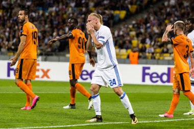 UEFA Avrupa Ligi Futbol Maç Dinamo Kiev Skenderbeu.