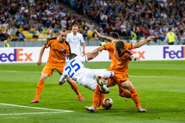 UEFA Avrupa Ligi Futbol Maç Dinamo Kiev Skenderbeu.