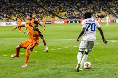 UEFA Avrupa Ligi Futbol Maç Dinamo Kiev Skenderbeu.