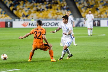 UEFA Avrupa Ligi Futbol Maç Dinamo Kiev Skenderbeu.