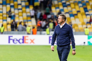 UEFA Avrupa Ligi Futbol Maç Dinamo Kiev Skenderbeu.