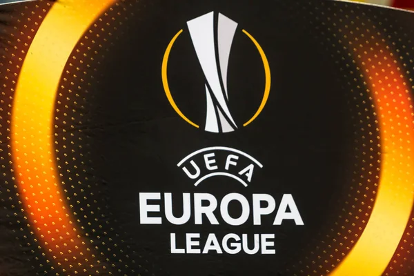 UEFA Ліга Європи-футбольний матч київського «Динамо» - Skenderbeu — стокове фото